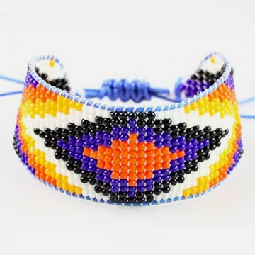 Purple miyuki bracelet