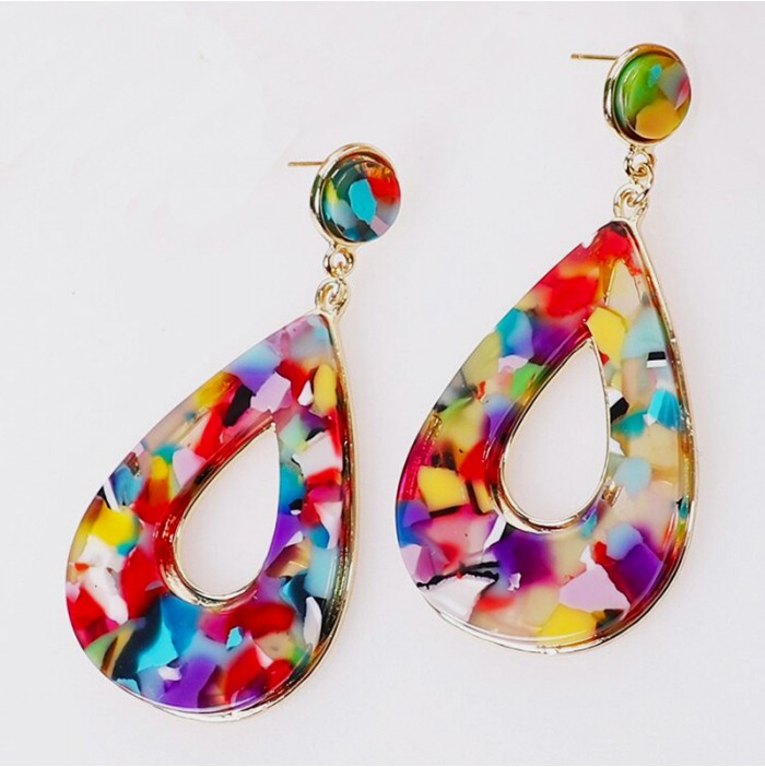Boucles D'oreilles Tunnels En Acrylique Coloré - Lot De 2 Paires - Tailles De 6mm à 25mm - Pour Piercing, Cadeau