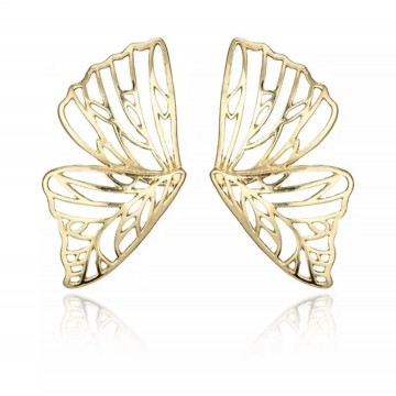 Large Butterfly Earrings gold