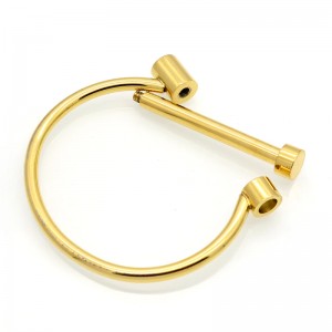 Bracciale manette d'oro