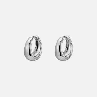 Small silver hoops