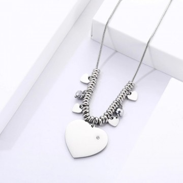 Large heart medallion necklace 3