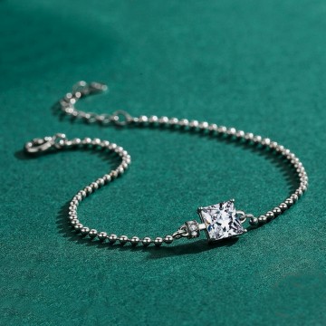 Silver princess zircon bracelet 2