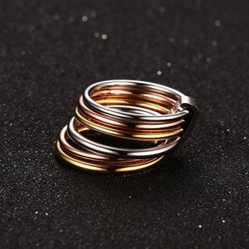 3-Gold mehrreihiger Ring 2