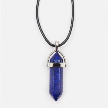 Collier amulette lapis lazuli
