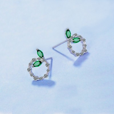 Zircon Crown Earrings