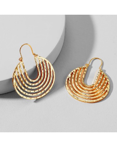 Gold antique hoops