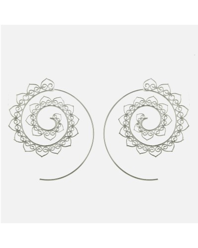 Ohrringe mit Herzspirale