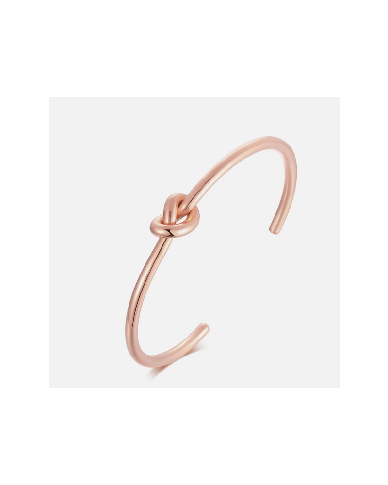 Rose gold knot bracelet