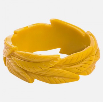 Gelbes Blattarmband