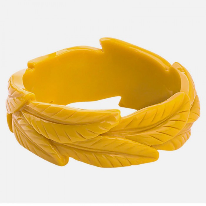 Yellow leaves bracelet