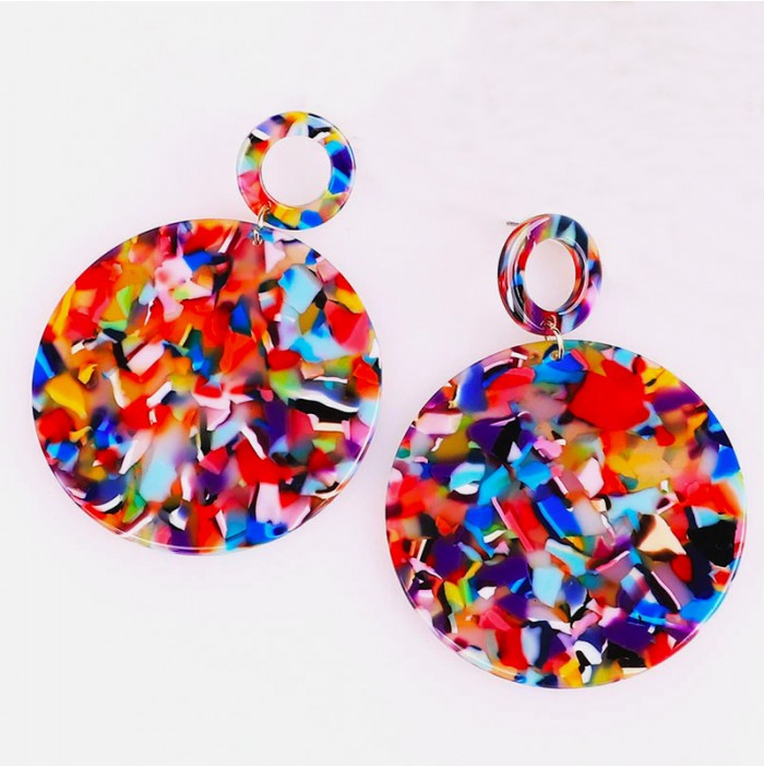 Multicolored earrings