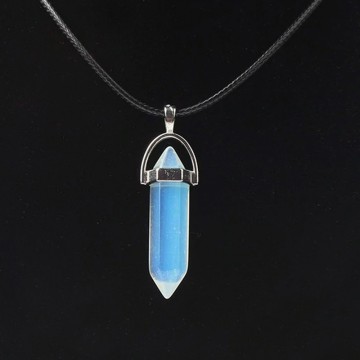 Collier Amulette Opal