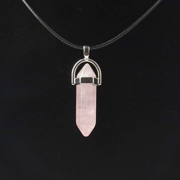 Rose Quartz Amulet Necklace
