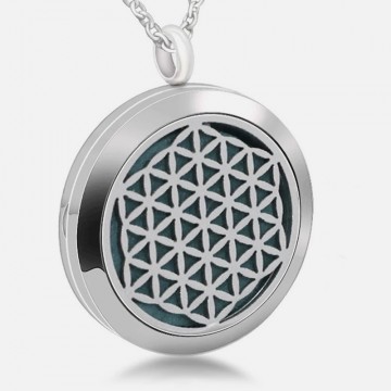 Flower of life aroma necklace