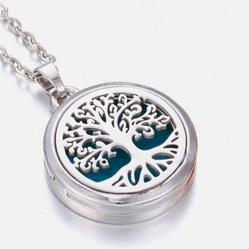 Aroma tree of life necklace