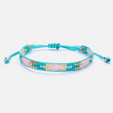 Blue miyuki bracelet